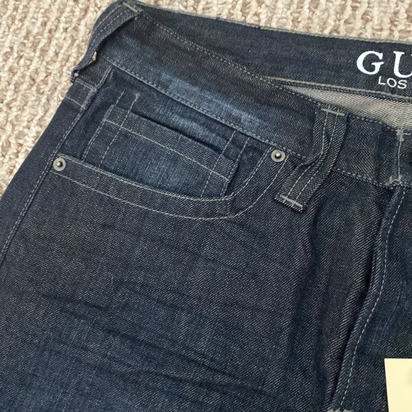 NWT, Guess, Pasadena Straight Leg Button fly Men’s Jeans, Size 33X32 - Picture 6 of 13